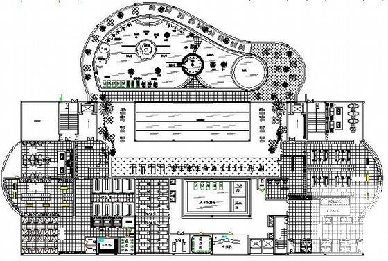 大型水疗城平面图纸cad - 1