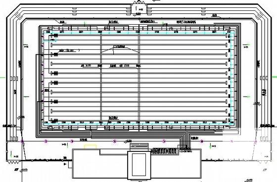 泳池水处理图纸cad平面布置图 - 1