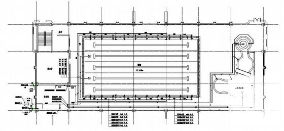 泳池管道平面图纸cad - 1