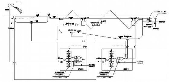 园林泳池水处理流程图纸cad - 1