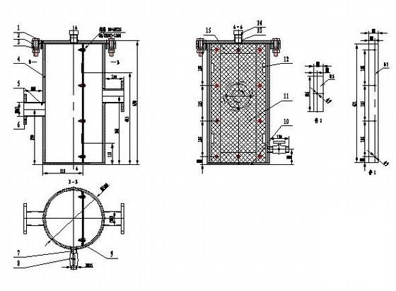 毛发聚集器大样图纸cad - 1