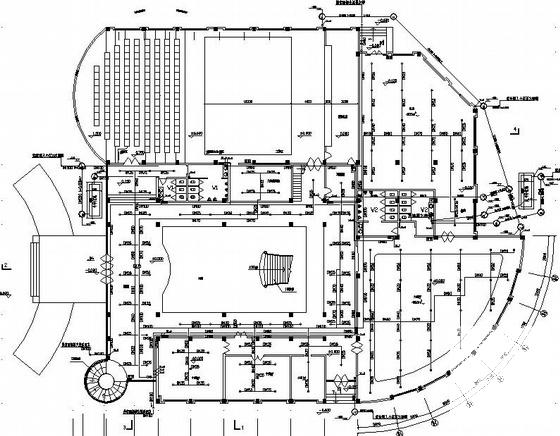 培训楼给排水施工图纸cad - 1