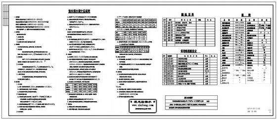 小高层给排水施工设计说明cad - 1