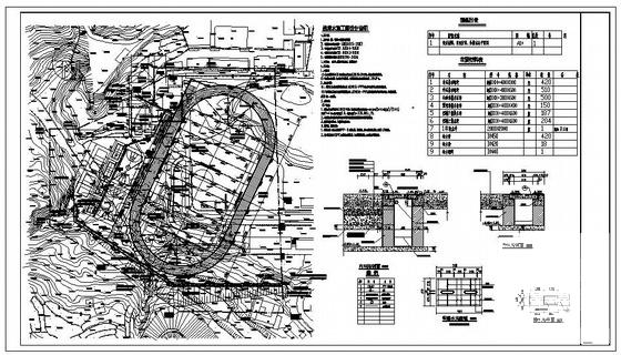 操场给排水施工图 - 1