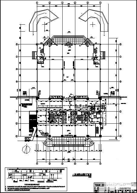 25层大厦给排水施工图纸cad - 1