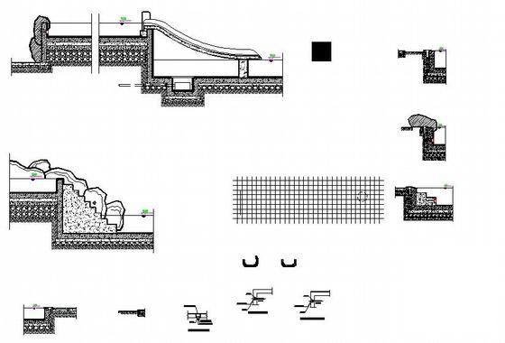 会所泳池大样图纸及详图纸cad - 1