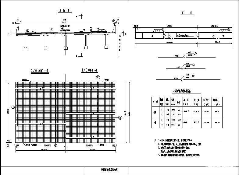 30米T梁通用CAD图纸（24.5m路基） - 3