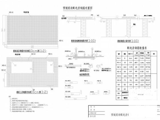 130亩铁路32m及24m箱梁预制场已完临时工程施工图纸120张cad平面布置图 - 3