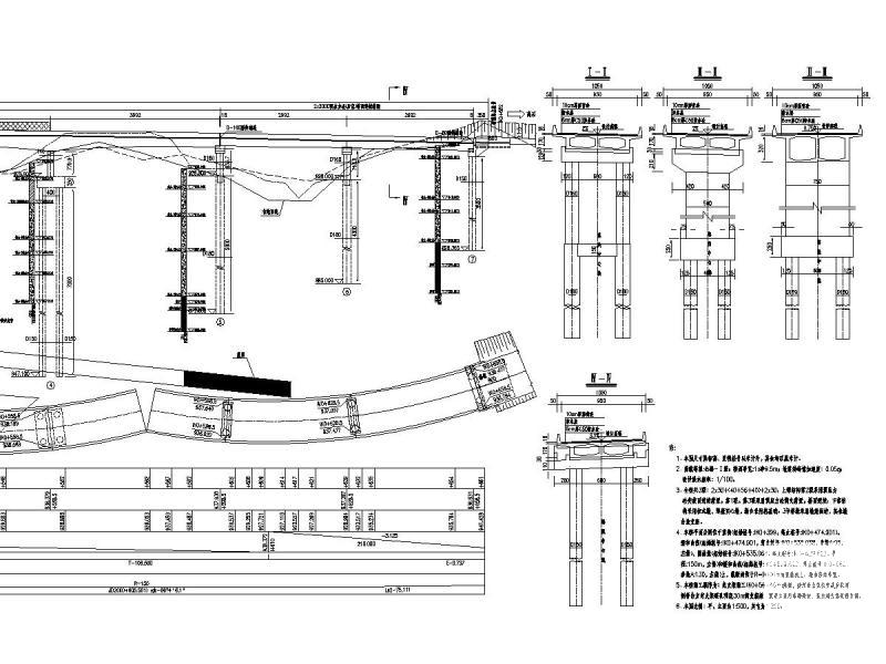 预应力现浇连续箱梁桥施工图 - 1