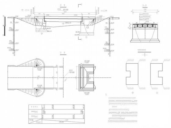 1X20米后张预应力简支T梁桥施工图纸31张cad构造图 - 1