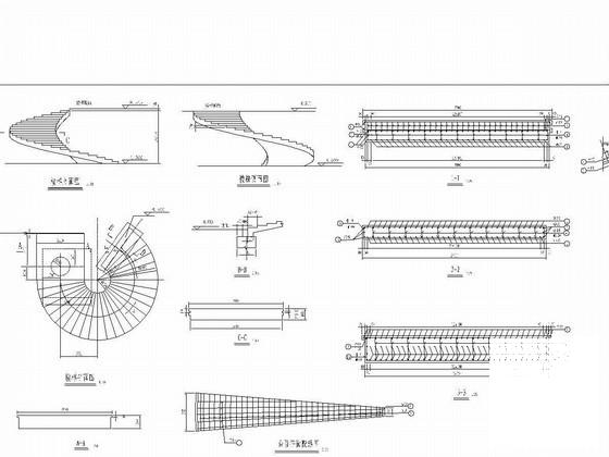 天桥螺旋楼梯设计图 - 2