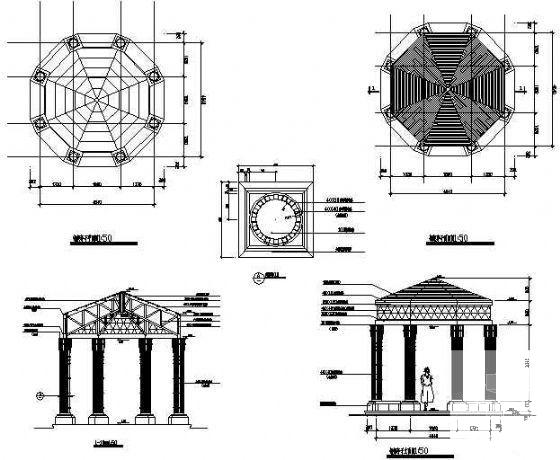 钢架亭施工详图 - 2