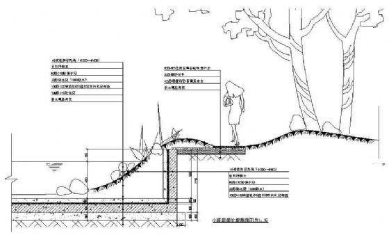 小溪驳岸断面图纸五cad - 1