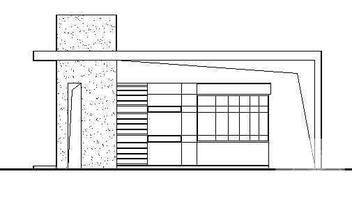 门卫小建筑cad - 1