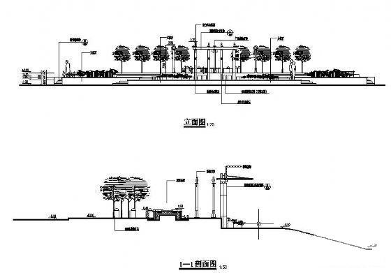 小区景观台施工图 - 2