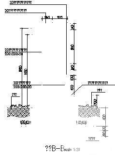 旗台和标志施工图纸cad - 3