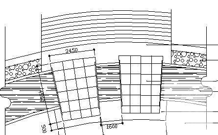 木桥设计图纸cad平面图 - 1