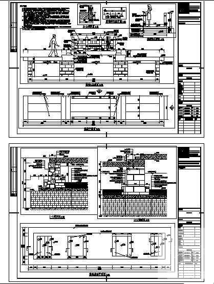 景桥全套图纸cad平面图及剖面图,立面图 - 3
