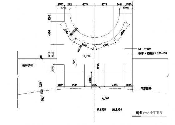 栈台和平台施工图纸集cad平面图 - 2