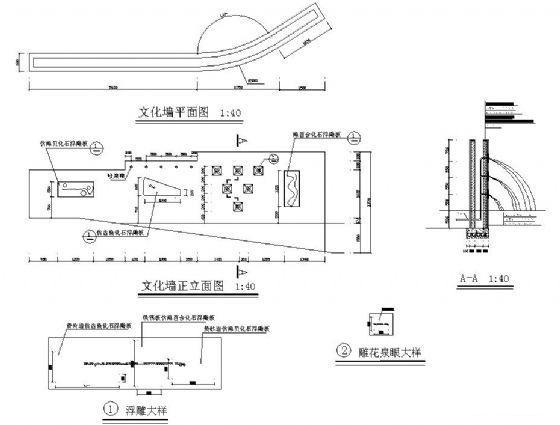 喷水文化墙设计图 - 2