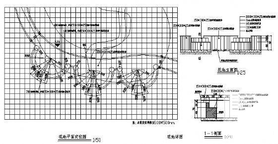 扇形艺术花坛详图 - 2