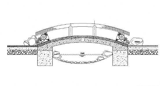 入户拱桥施工图 - 1