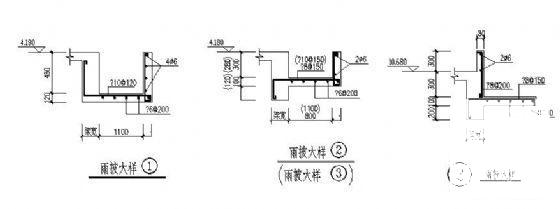 雨篷结构详图纸cad - 4