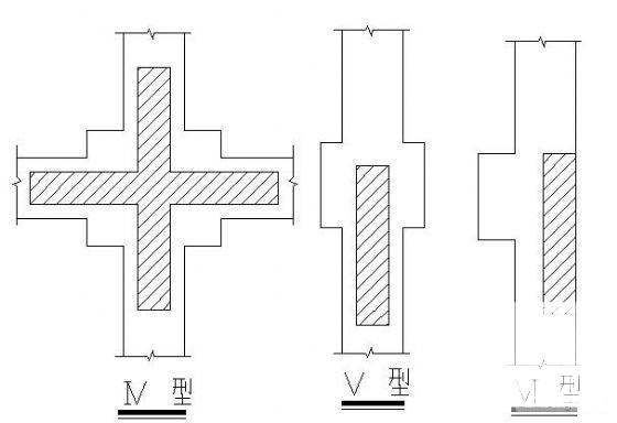 院异型柱及短肢墙大样cad - 2