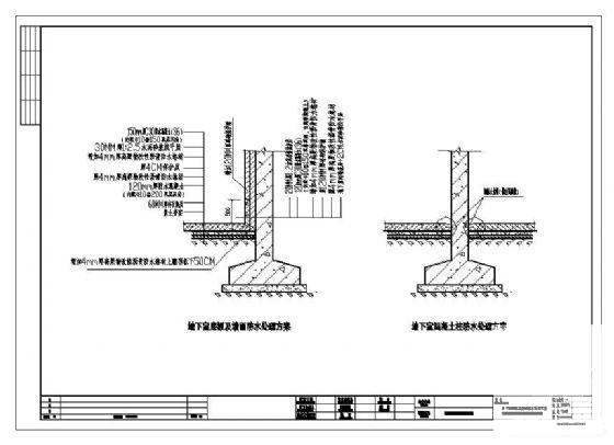 地下上室内防水图 - 1