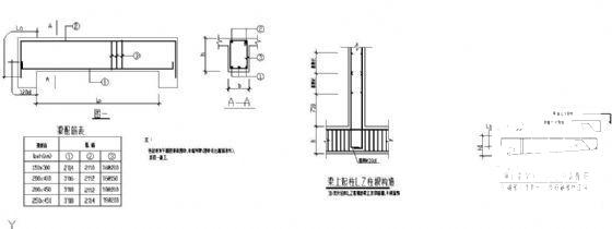 梁配筋大样详图纸cad - 1