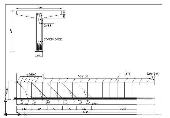 梁配筋详图纸cad样图 - 1