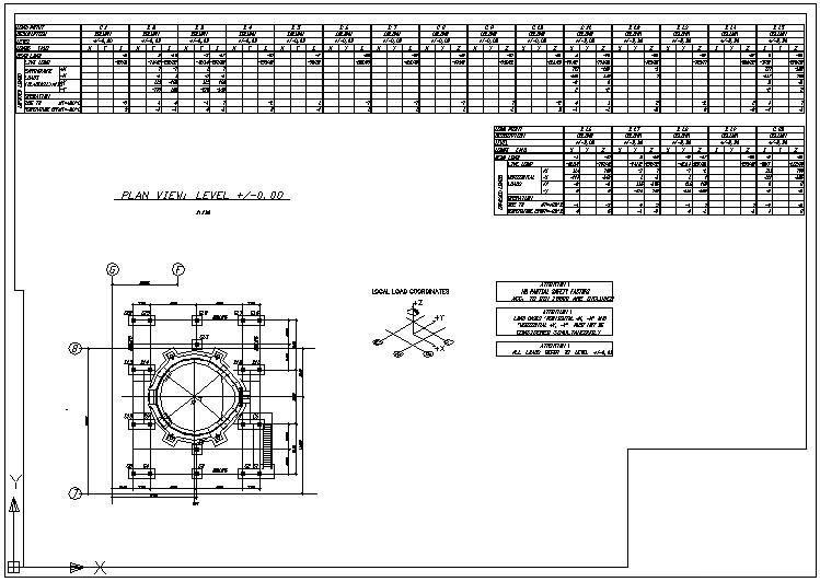 炉壳维修站平台结构加工图纸cad - 2