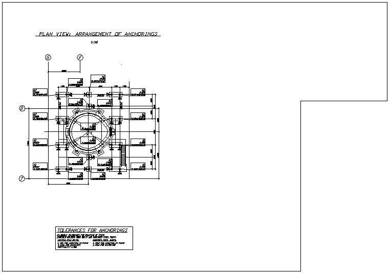 炉壳维修站平台结构加工图纸cad - 4