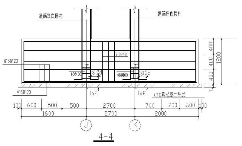 C25独立基础节点构造详图纸cad - 4