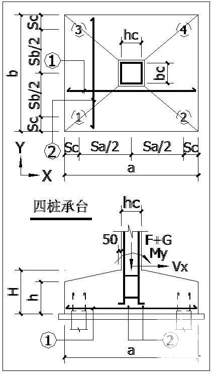 承台桩基础详图 - 4