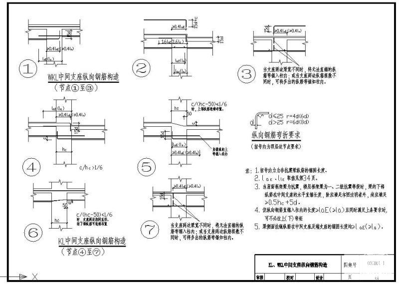 纵向钢筋节点图 - 1