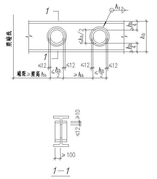 梁腹板补强措施图 - 1