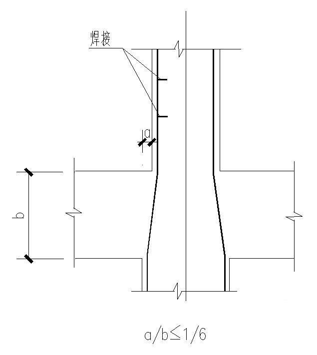 柱变截面处详图 - 1