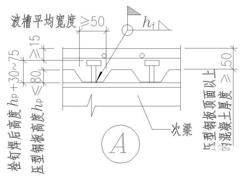 简支组合次梁构造图 - 2