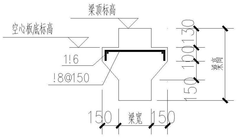 架空层挑耳大样节点构造详图纸cad - 1