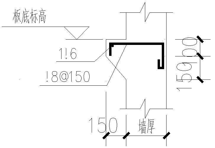 架空层挑耳大样节点构造详图纸cad - 2