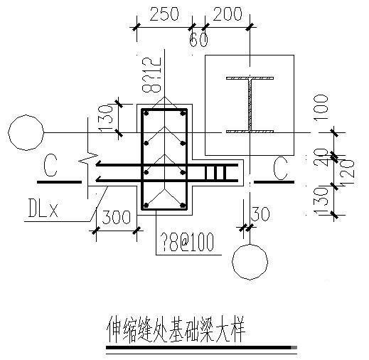 伸缩缝大样节点图 - 1