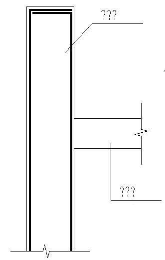 墙竖向筋顶部节点构造详图纸cad - 1