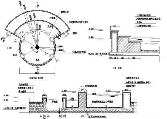 特色水池施工图 - 2