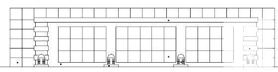 大门施工详图 - 1