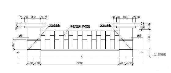 场区围墙设计详图纸cad - 1