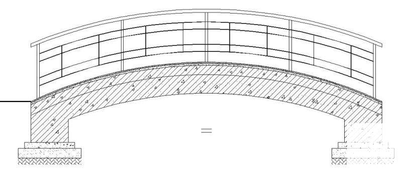 景观木拱桥施工图 - 1
