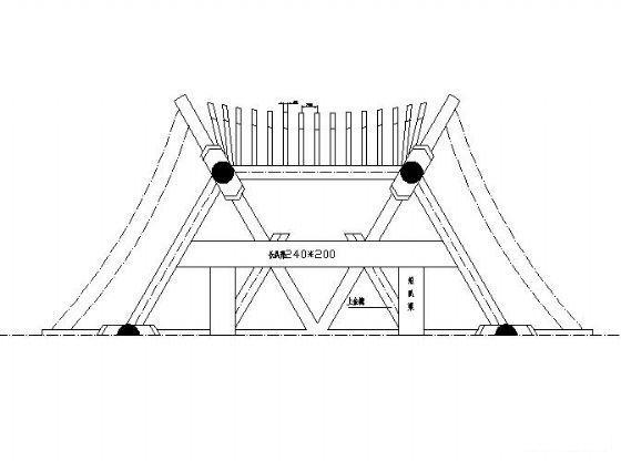 仿清式建筑六角亭 - 3