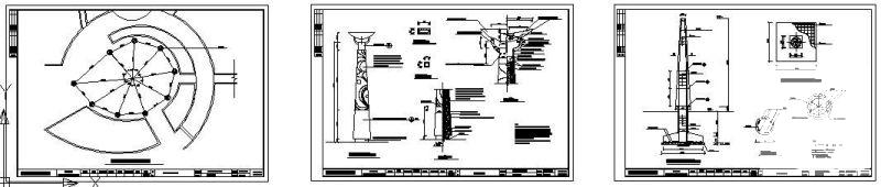 广场装饰柱施工图 - 2