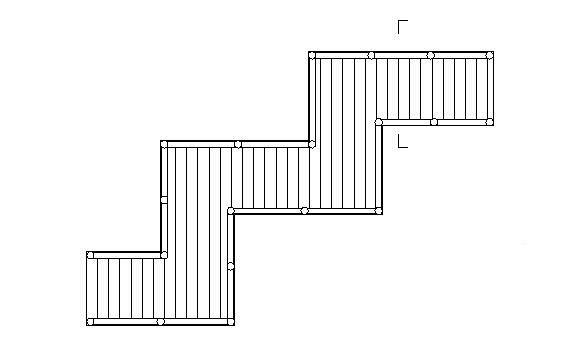 折线形木桥施工图 - 1